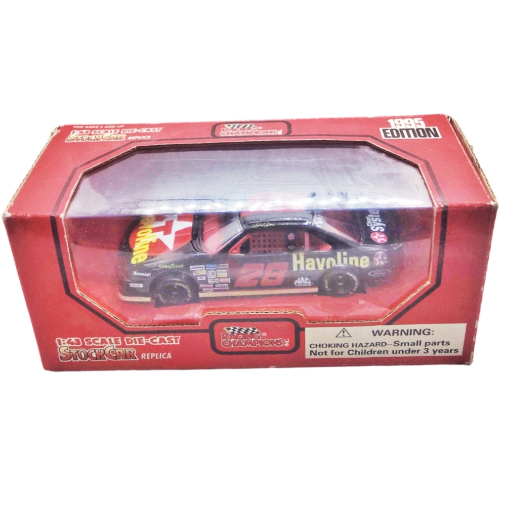 👣4/$20.  Racing Champions. 1995 Edition Stock Car #28. 1:43 Scale